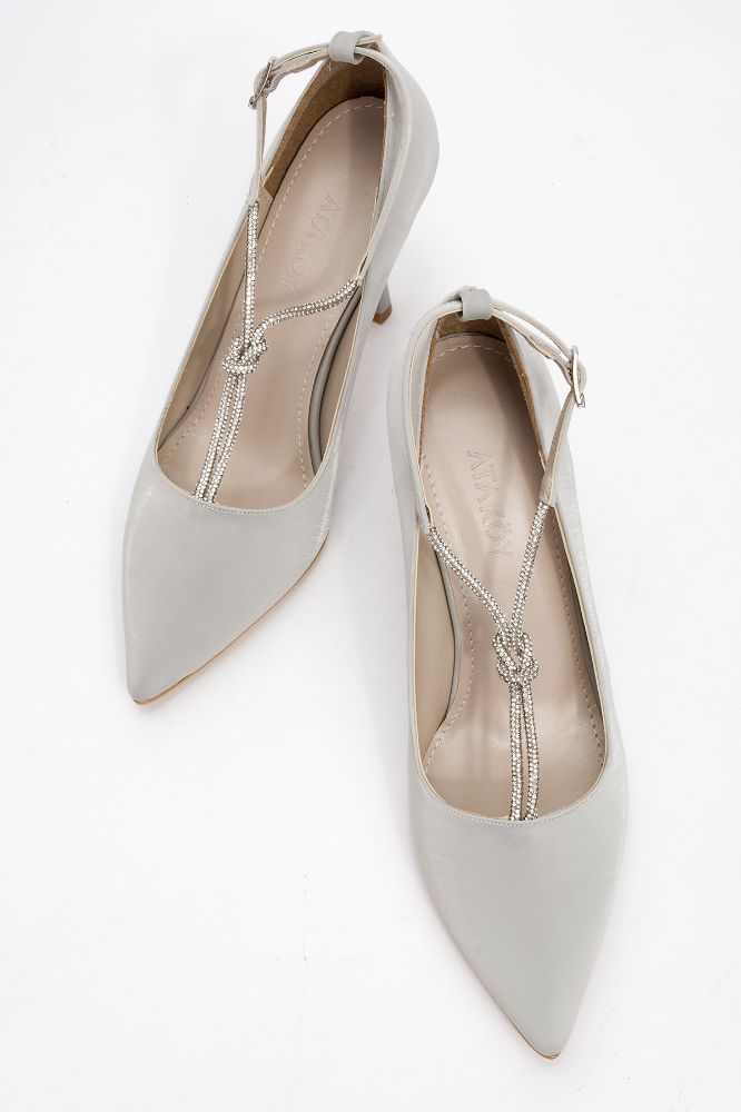 kadin-ince-topuk-tasli-stiletto-GUMUS IPEK-YKL2510752-0085235_0